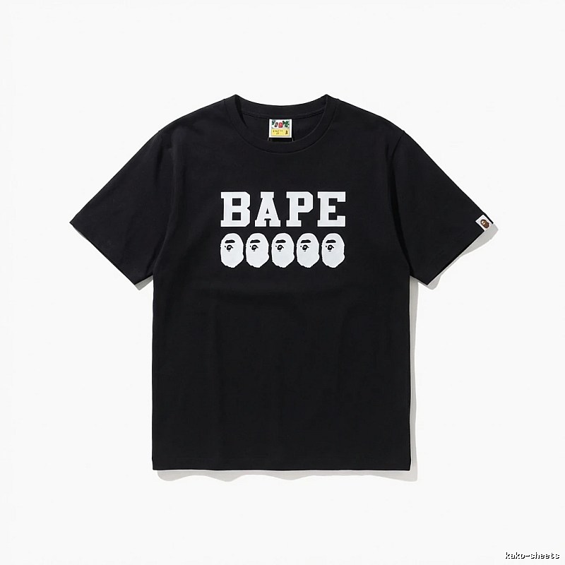 Bape Ape Head Trendy Black T-shirt
