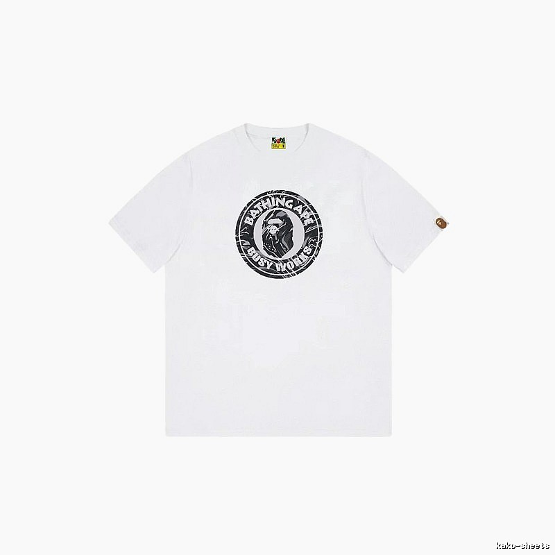 Bape classic retro style white T-shirt