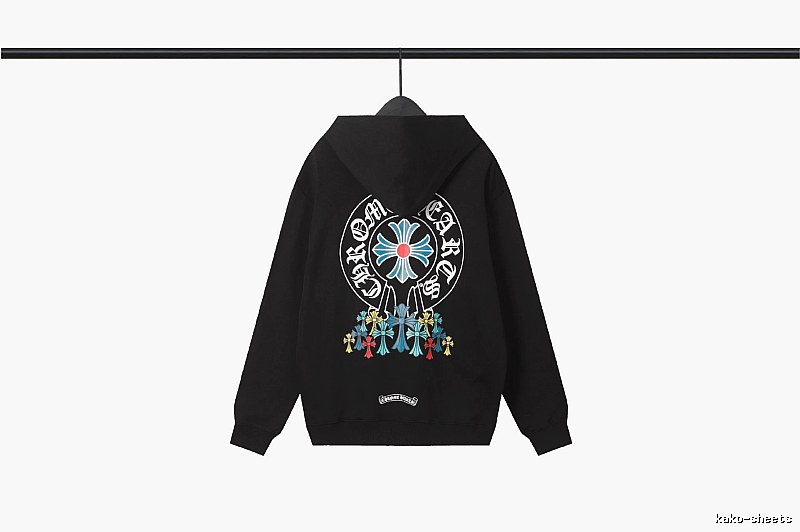 Chrome Hearts 2089-73 Black Cross Graphic Hoodie Visual Accent