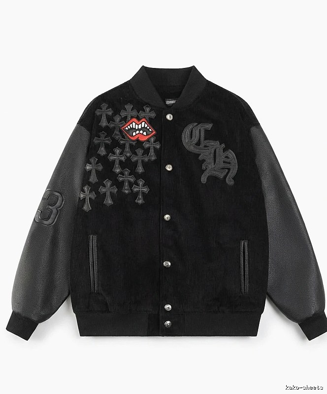 Chrome Hearts Retro Style Black Jacket