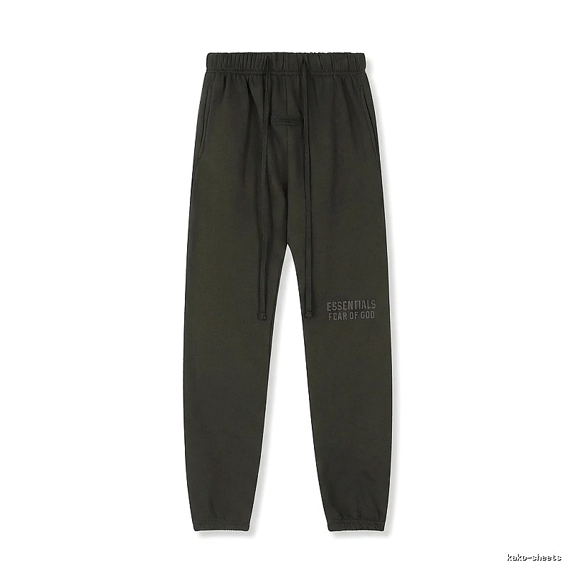 ESSENTIALS minimalist style dark gray sweatpants