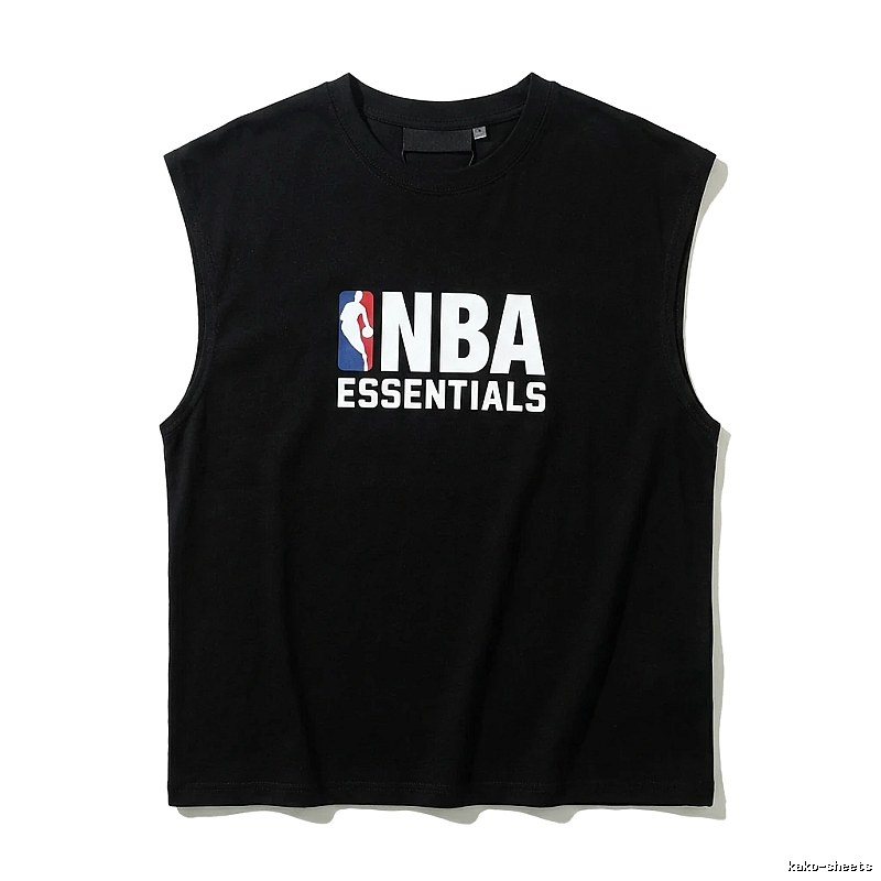 ESSENTIALS Sports Style Black Vest