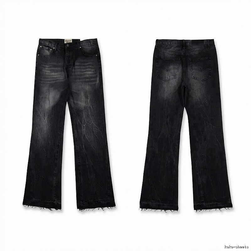 Gallery Dept. Distressed Black Jeans