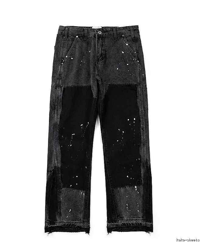 Gallery Dept Graffiti-style Black Jeans