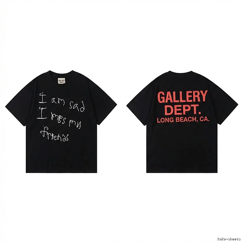 Gallery Dept Graffiti Style Black T-shirt