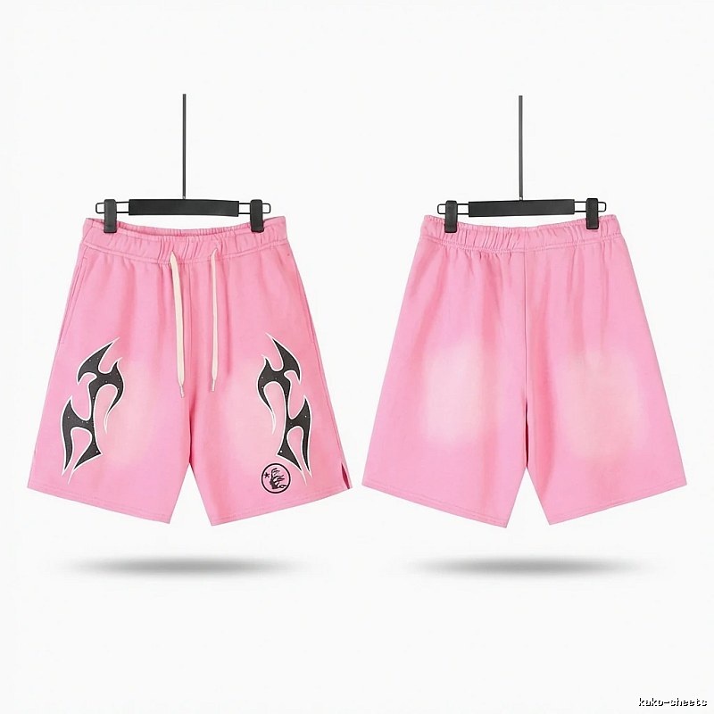 Hellstar Flame Wind Pink Shorts