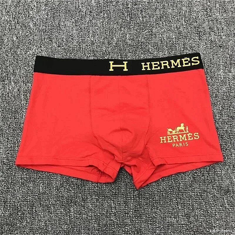 Hermes Lightweight Logo boxer briefs Black Boxer Briefs for Trend Styling