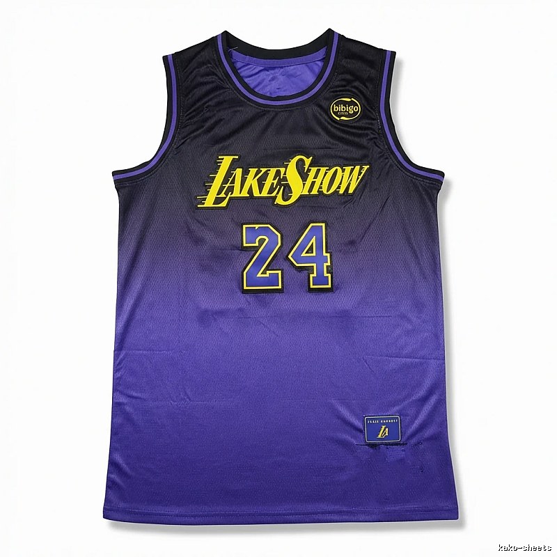 Lakers gradient-style basketball uniforms