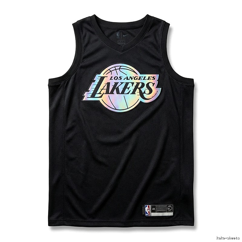 LBJ Lakers black trendy brand vest