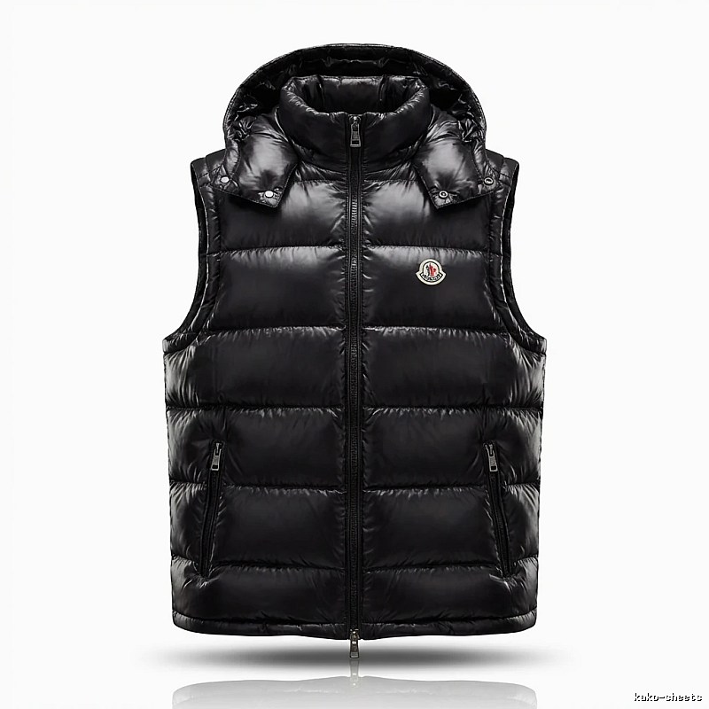 Moncler Black Trendy and Cool Down Vest