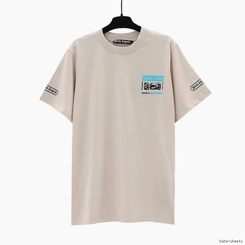 Palm Angels Daily Logo T-shirt White Palm Tree for City Outfits