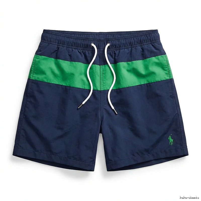 Ralph Lauren Color-Block Casual Shorts