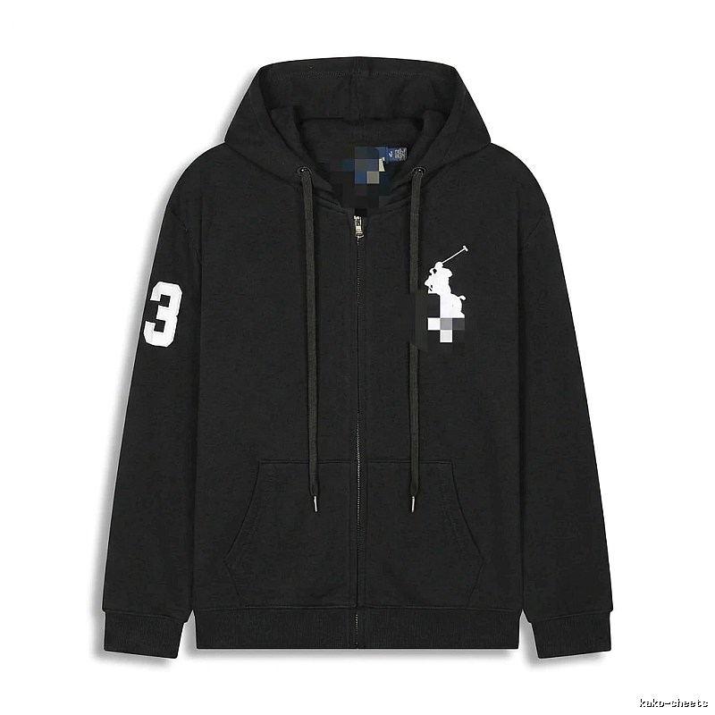 Ralph Lauren sporty black hoodie