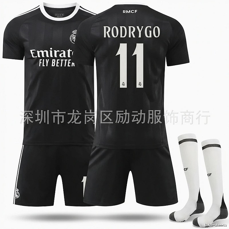 Real Madrid sporty black jersey
