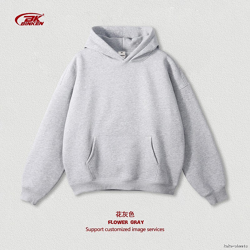 Resort Pullover hoodie Navy Blank Kangaroo for Travel Looks