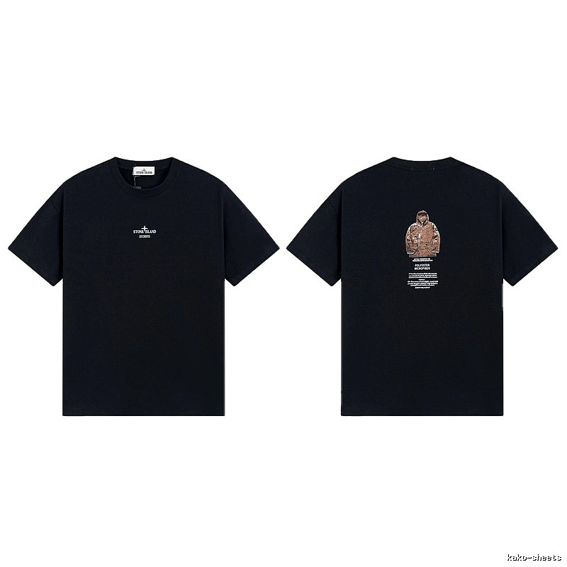 Stone Island Archive Series Street Style Black T-Shirt