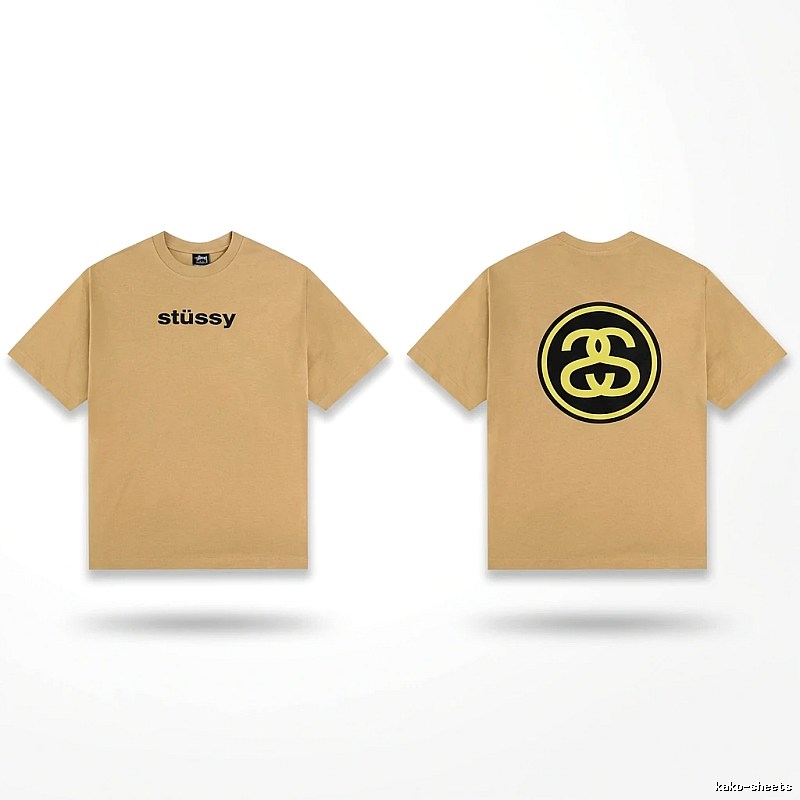 Stussy classic khaki short-sleeve