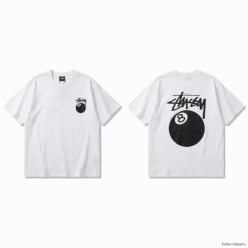 Stussy trendy style white T-shirt