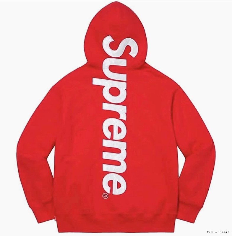 Supreme Compact Logo hoodie Gray Red Oversized for Smart Casual Looks