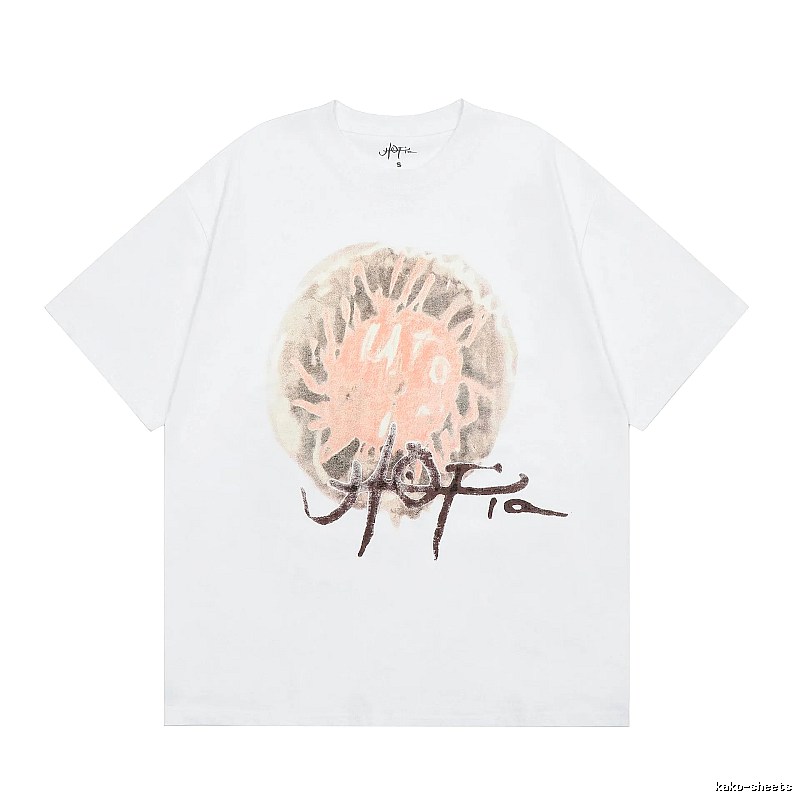 Travis Scott Travel Graphic T-shirt Brown Travis Scott with Soft Visual Tone