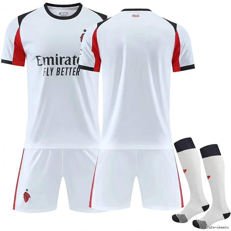 AC Milan classic sporty white jersey