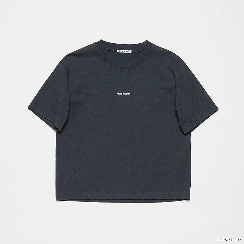 Acne Studios 2090-80 Black Style Ac908042 Stockholm Logo T-Shirt Logo Detail