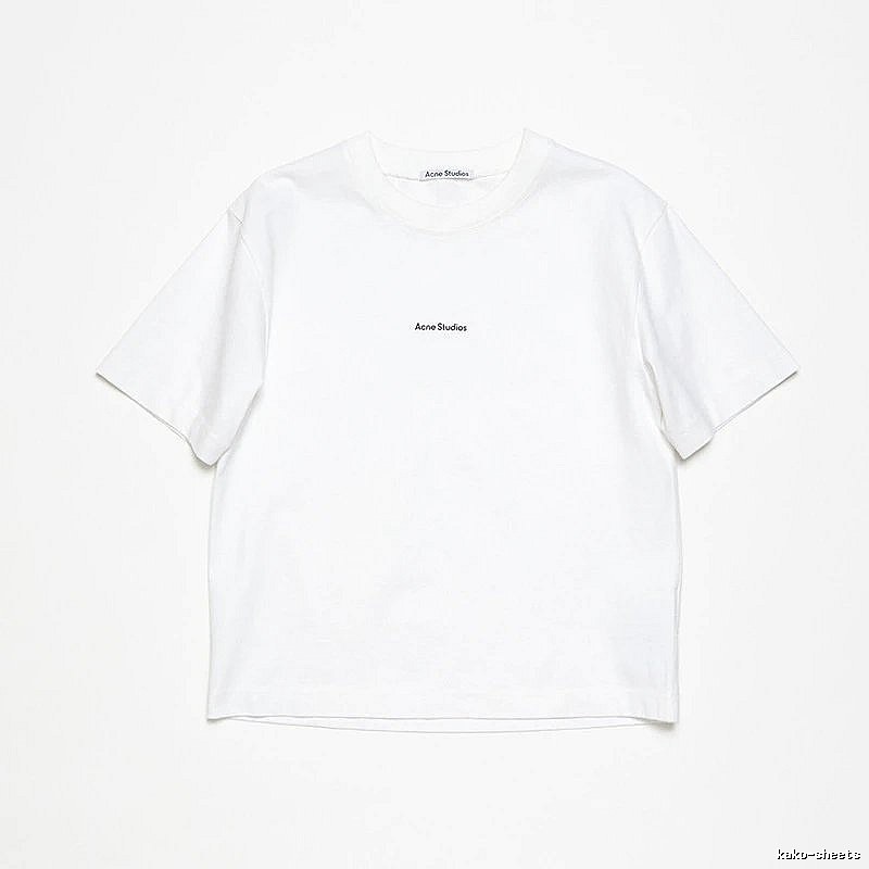 Acne Studios 2090-80 White Style Ac908042 Stockholm Logo T-Shirt Statement Graphic