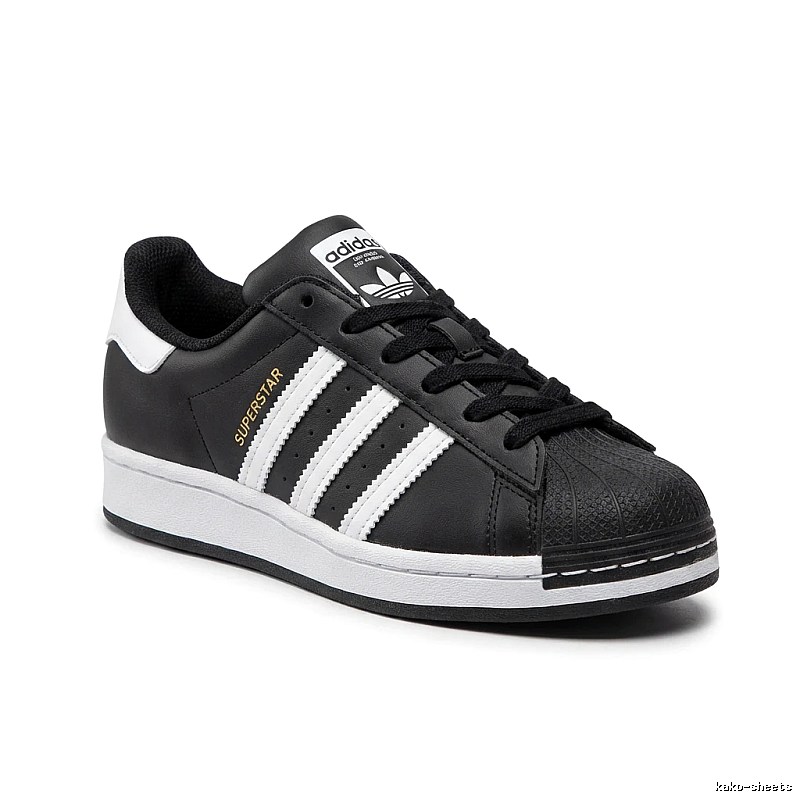 Adidas Superstar black and white classic sneakers