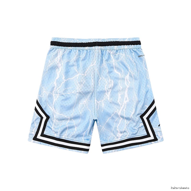 AJ Lightning Pattern Athletic Shorts