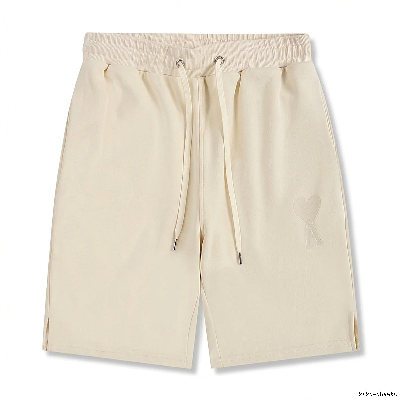 AMI casual style off-white shorts