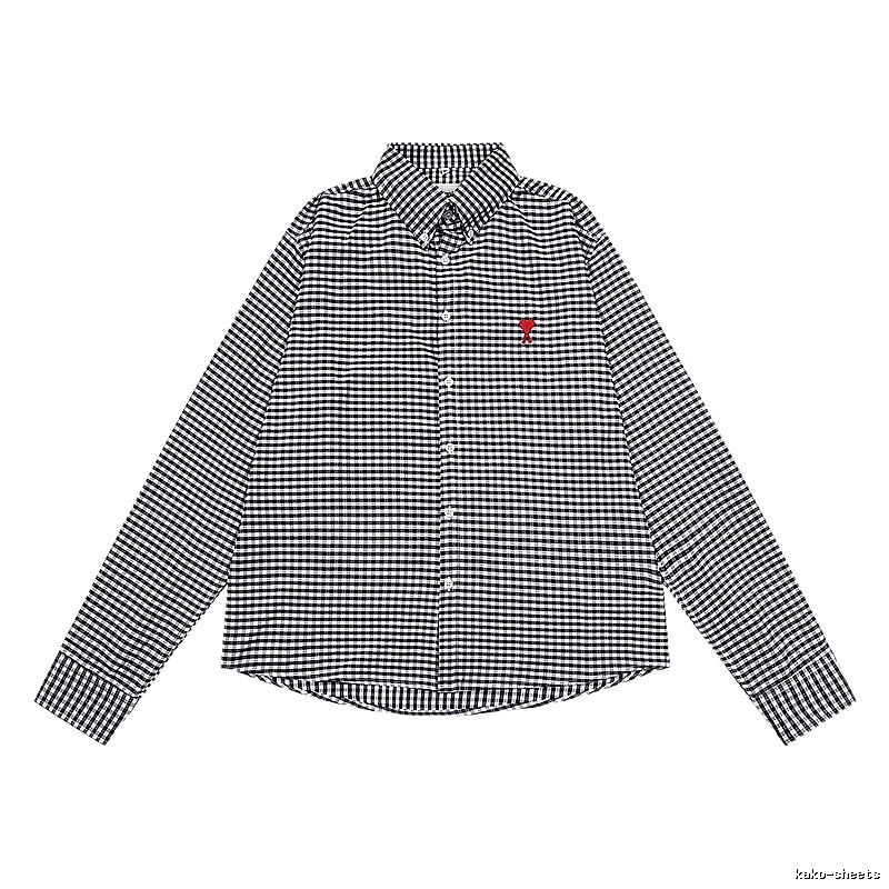 AMI Checkered Retro Style Shirt