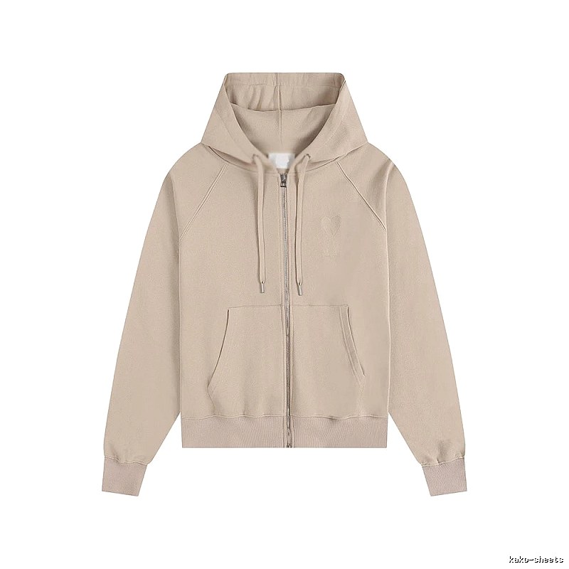 AMI Extremely Complex Style Beige Hoodie
