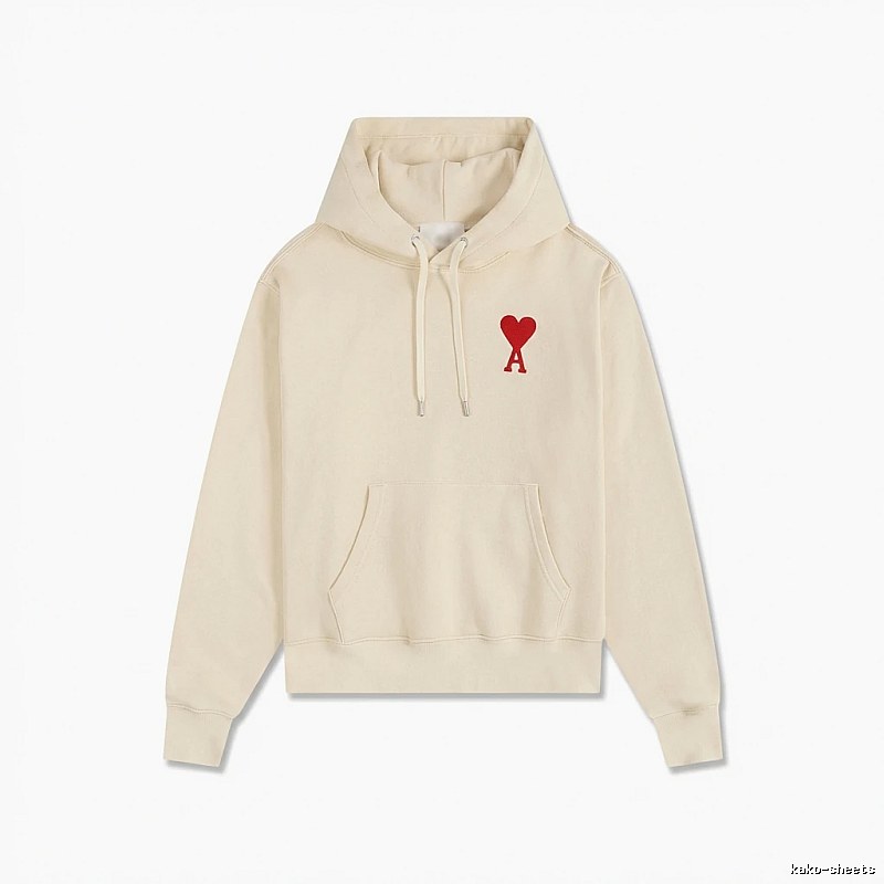 AMI Love Pattern Beige Sweatshirt