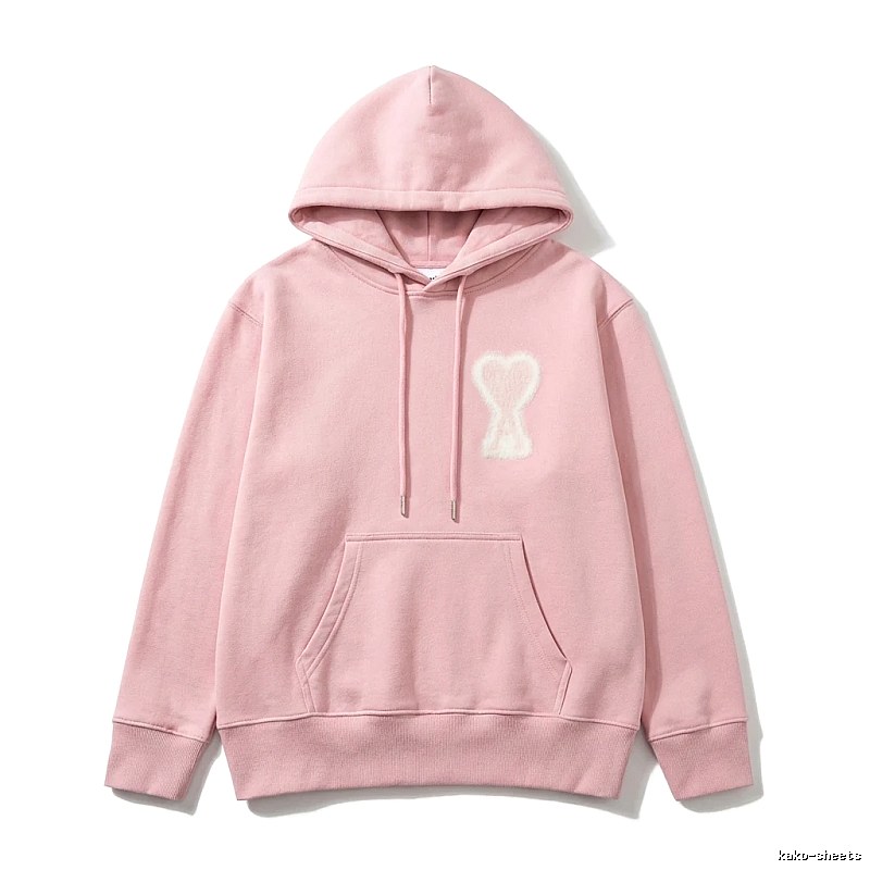 AMI Love Pink Hoodie