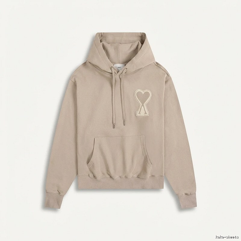 AMI Love Trend Brand Beige Sweatshirt