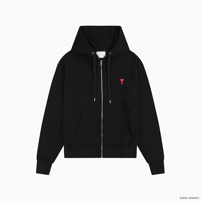 AMI Love Trend Brand Black Hoodie