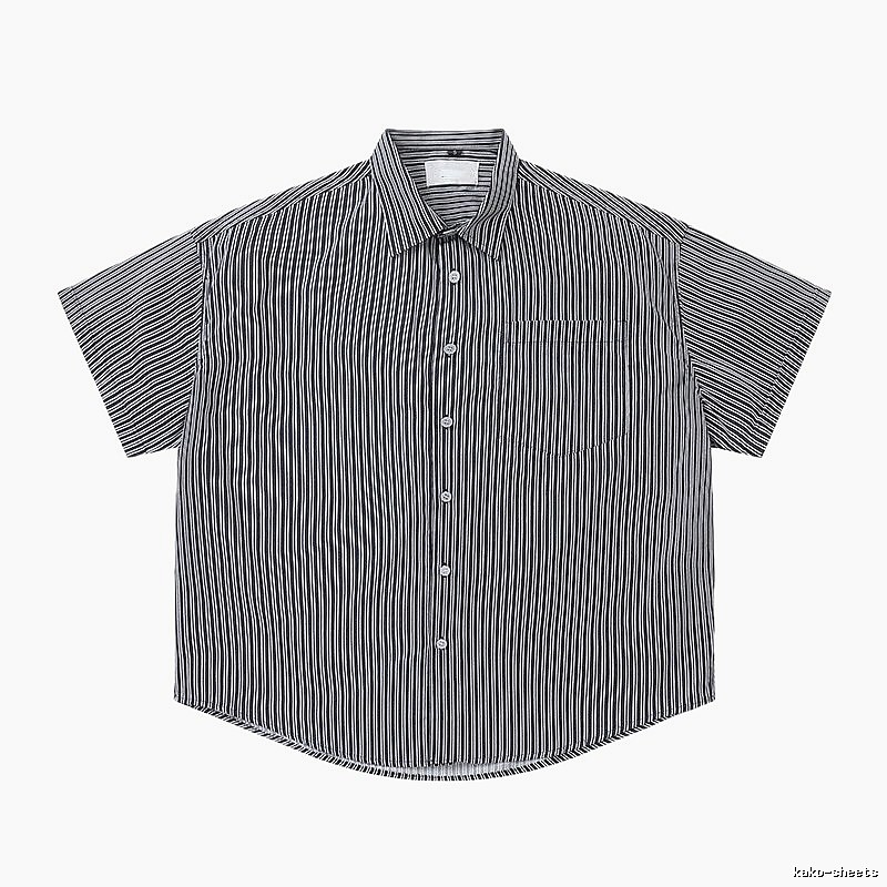 AMI striped retro-style shirt