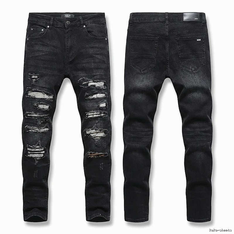 AMI Trendy Ripped Jeans with a Cool Style