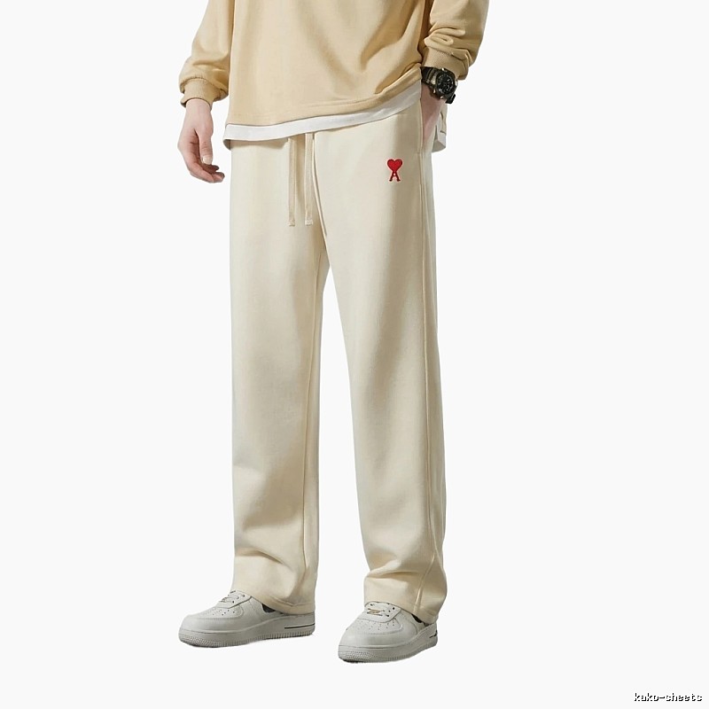 AMI&Easy Casual Style Beige Pants