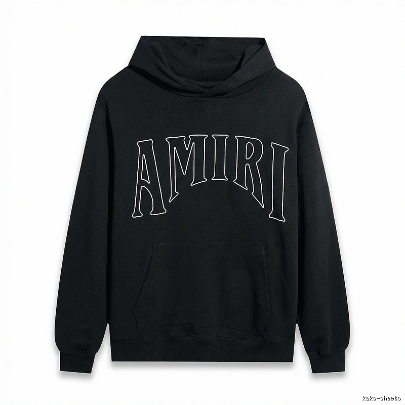 AMIRI Alphabet Style Black Sweatshirt