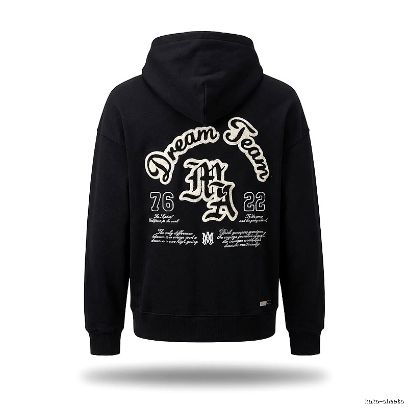 AMIRI Dream Team retro-style black sweatshirt