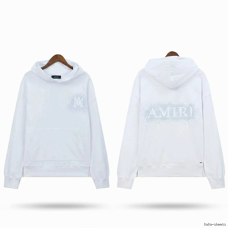 AMIRI Hot Drill Trend Brand White Sweatshirt