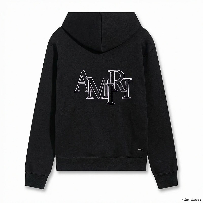 AMIRI letter-style black sweatshirt
