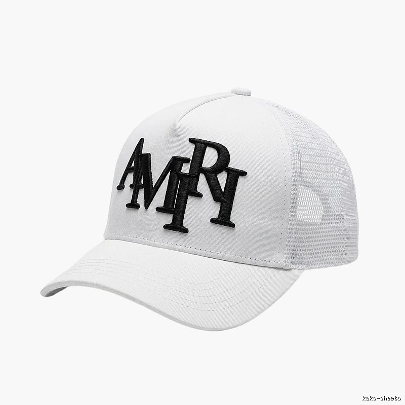 AMIRI Letter Style White Cap