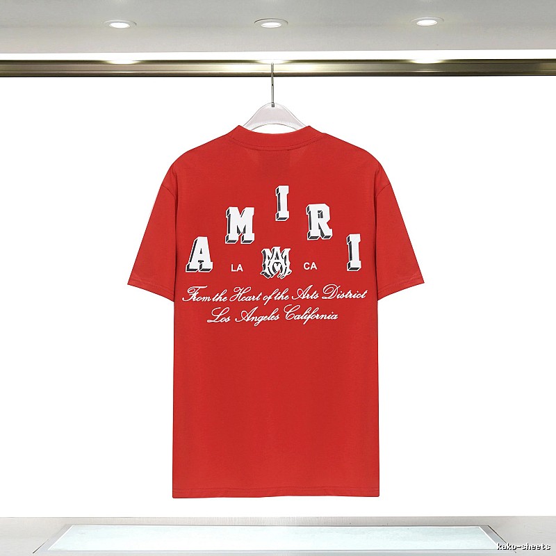 Amiri Lightweight Graphic T-shirt White Blue Amiri for Gift Ideas