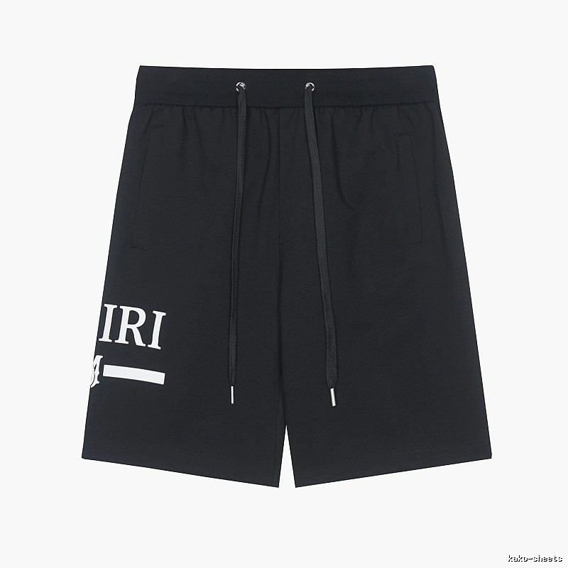 Amiri Logo Detail Logo shorts Black Casual Amiri with Relaxed Feel