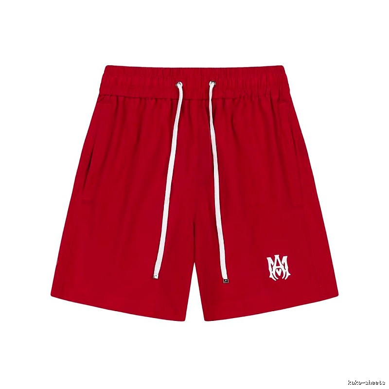AMIRI minimalist style red shorts