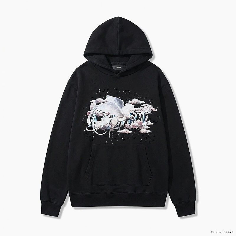 AMIRI Printed Trendy Black Sweatshirt