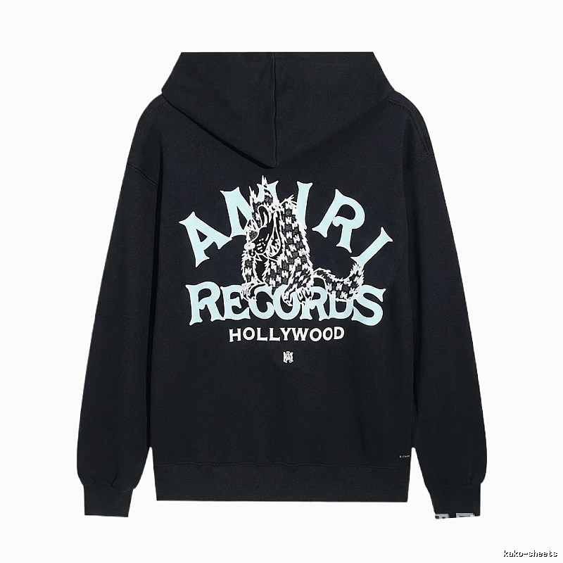 AMIRI Records Black Tide Cool Sweatshirt