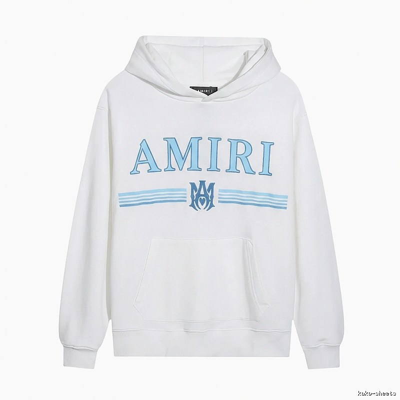 AMIRI simple style white hoodie